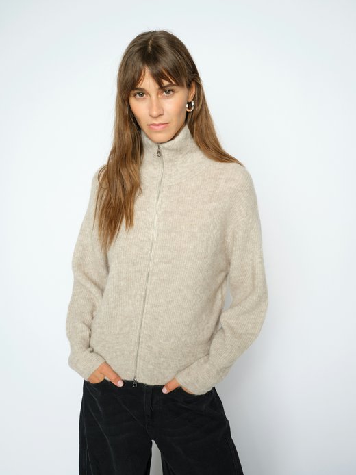 Damen Strickjacke mit Alpaka-Anteil - MMThora