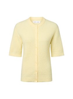 Artikelbild Damen Strickjacke mit Alpaka-Anteil - Saanoura von Samsøe Samsøe in vanille uni