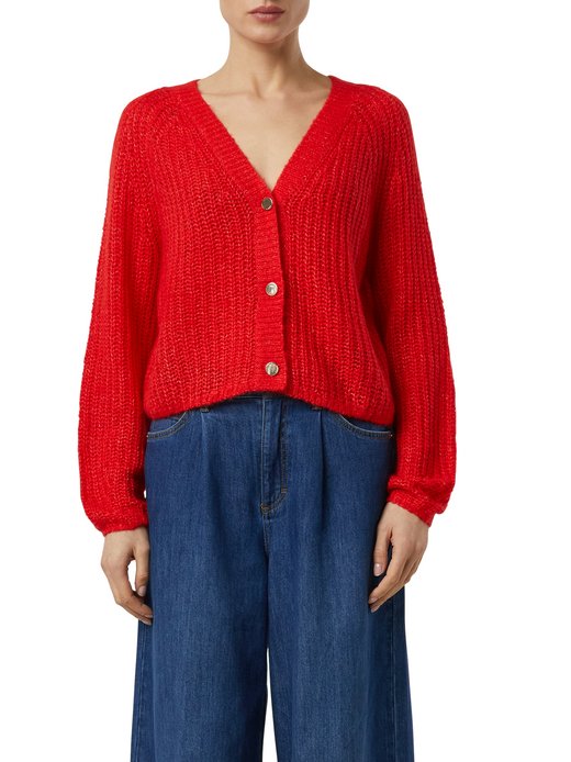 Damen Strickjacke mit Alpaka-Anteil