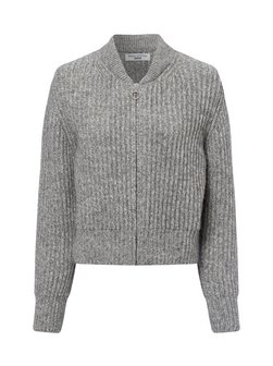 Artikelbild Damen Strickjacke mit Alpaka-Anteil von Marc O'Polo Denim in hellgrau uni