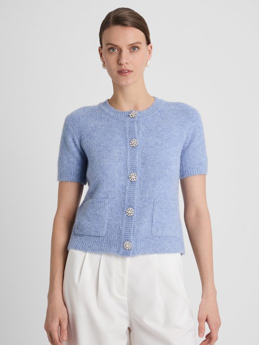 Damen Strickjacke mit Alpaka und Wolle - Daphne