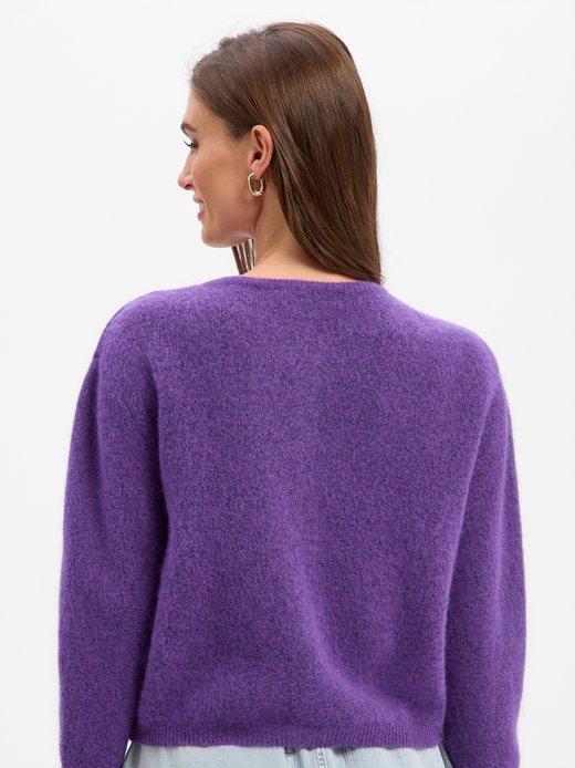 Damen Strickjacke mit Alpaka und Wolle