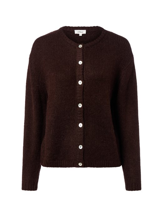 Damen Strickjacke mit Alpakaanteil