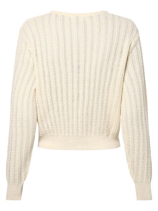 Damen Strickjacke mit Leinen-Anteil - YOG19B