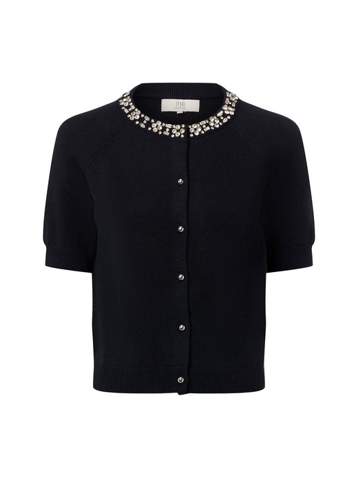 Damen Strickjacke mit Merinowollanteil