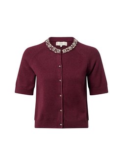 Damen Strickjacke mit Merinowollanteil