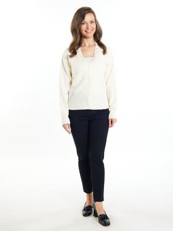 Damen Strickjacke mit Perlen