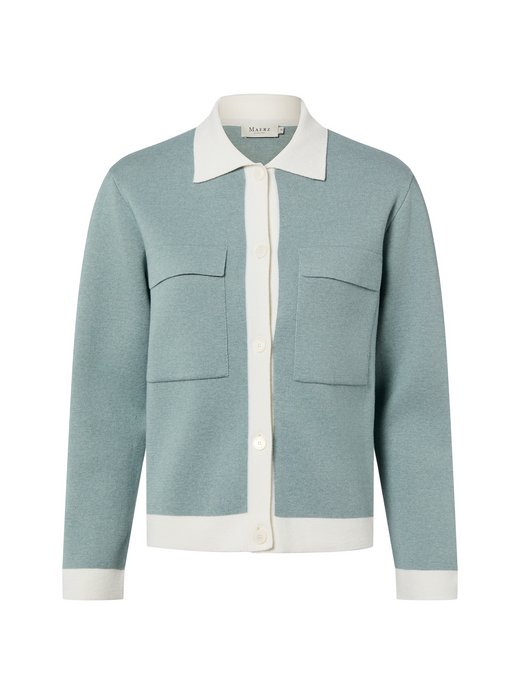 Damen Strickjacke mit Schurrwollanteil