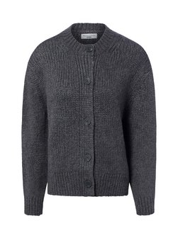 Damen Strickjacke mit Schurwoll- und Alpaka-Anteil
