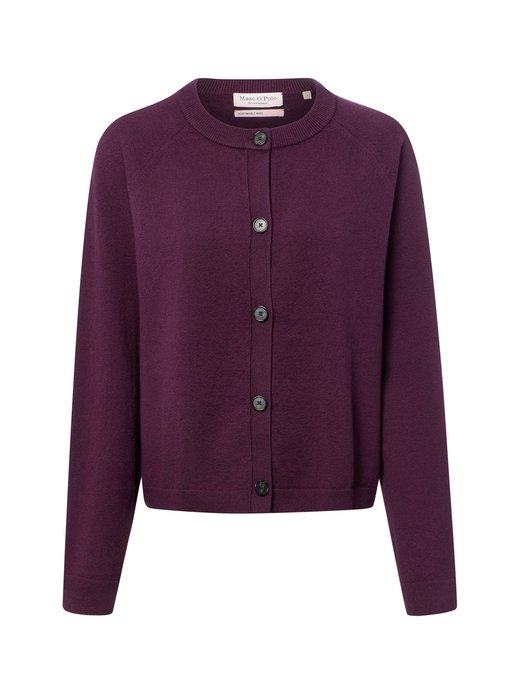 Damen Strickjacke mit Schurwollanteil