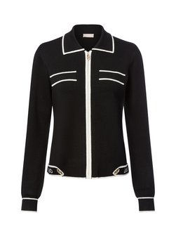 Damen Strickjacke mit Seidenanteil - Maglia zippata