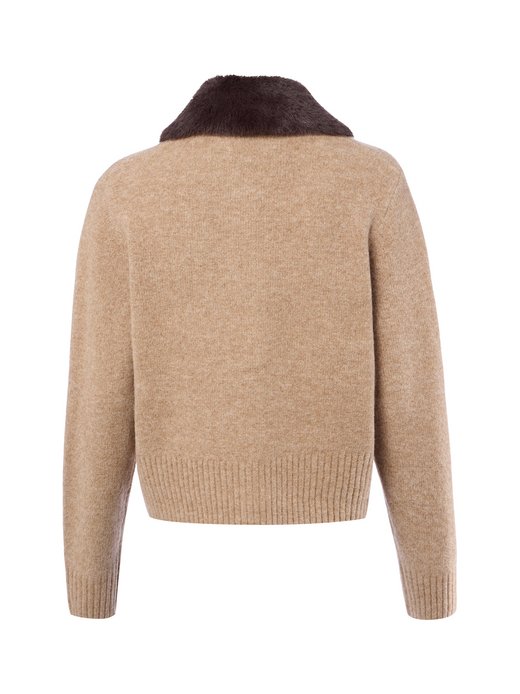 Damen Strickjacke mit Woll-Anteil - Dofur