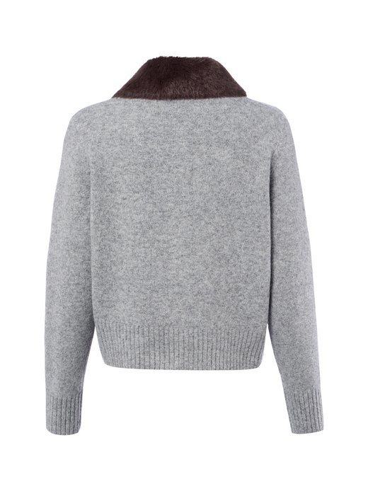 Damen Strickjacke mit Woll-Anteil - Dofur