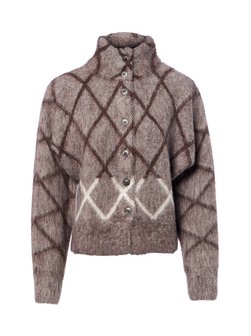 Damen Strickjacke mit Woll- und Alpaka-Anteil - Dargyle