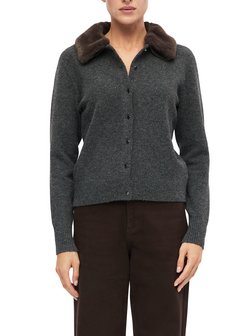 Damen Strickjacke mit Wollanteil