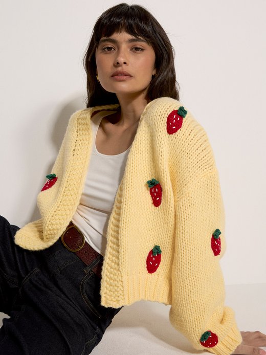 Damen Strickjacke