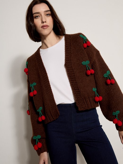 Damen Strickjacke