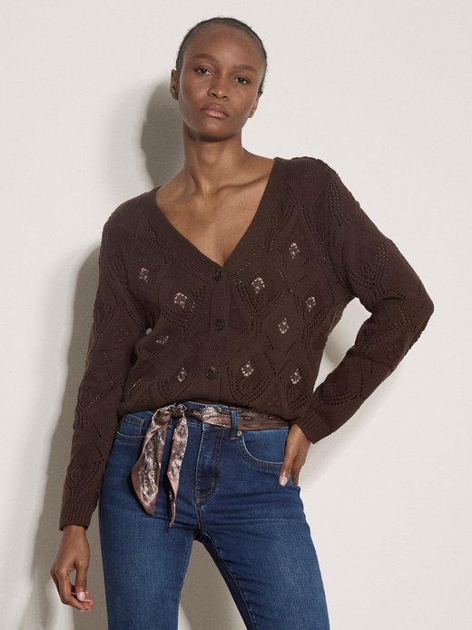 Damen Strickjacke