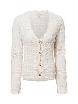 Artikelbild Damen Strickjacke von Marie Lund in ecru strukturiert
