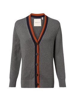 Artikelbild Damen Strickjacke von Gant in grau mehrfarbig meliert