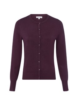 Artikelbild Damen Strickjacke von Marie Lund in aubergine uni