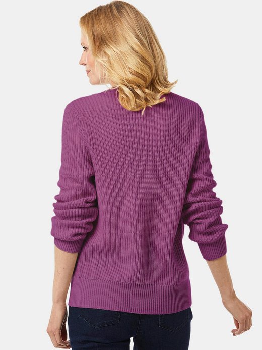 Damen Strickjacken Uni - Kurzgöße