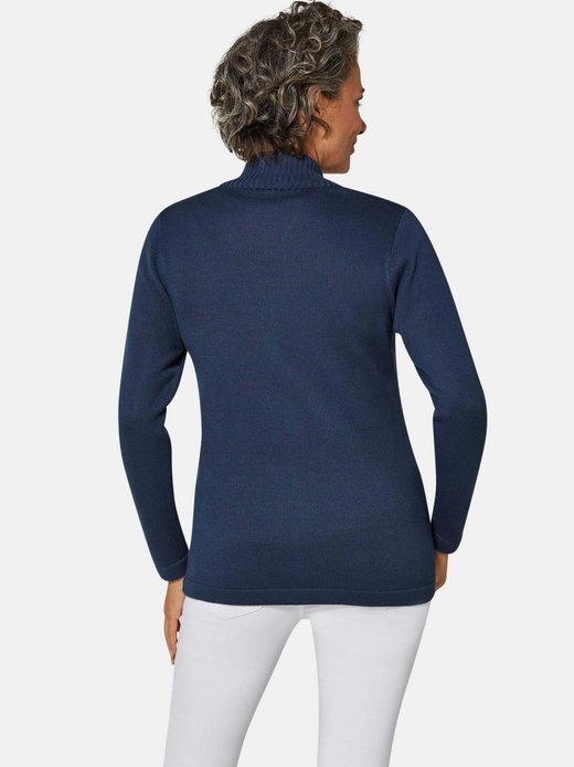 Damen Strickjacken Uni/Melange