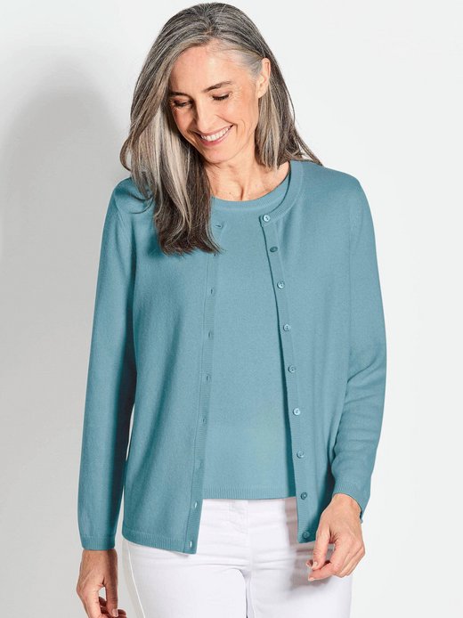 Damen Strickjacken Uni