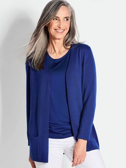 Damen Strickjacken Uni