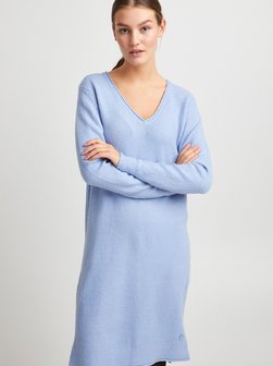 Artikelbild Damen Strickkleid - OXIda von OXMO in blau meliert