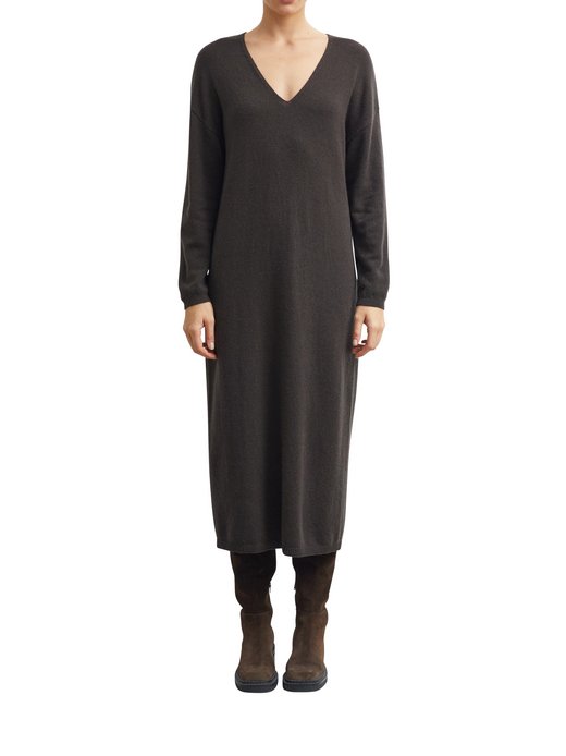 Damen Strickkleid mit Woll-Anteil