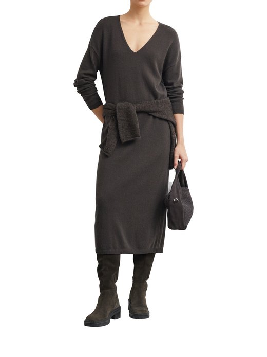 Damen Strickkleid mit Woll-Anteil