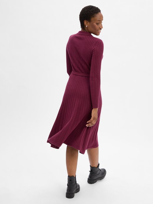 Damen Strickkleid mit Woll-Anteil