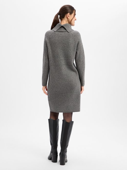 Damen Strickkleid mit Wollanteil