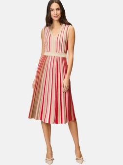 Artikelbild Damen Strickkleid von zero in weiß gestreift