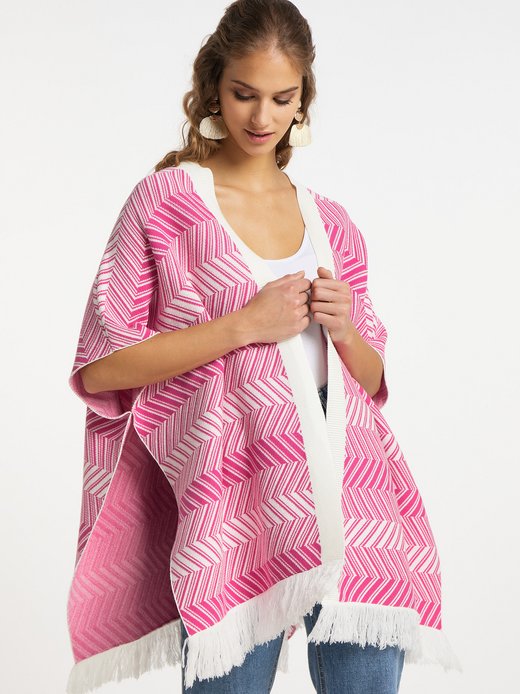 Damen Strickponcho