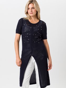 Artikelbild Damen Strickponcho von TUZZI in marine uni