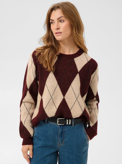 Damen Strickpullover CUargyle
