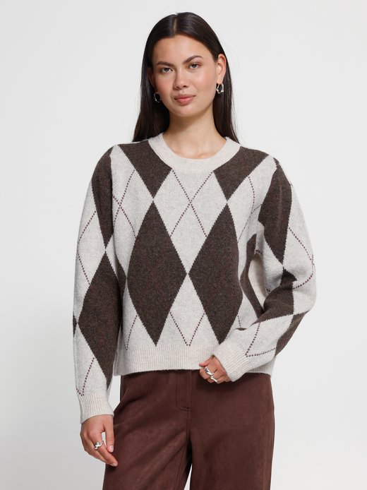 Damen Strickpullover IHFENSTER