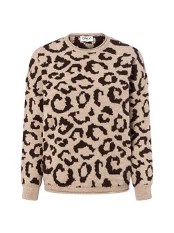 Damen Strickpullover - ONLJade Animal