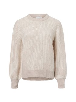Artikelbild Damen Strickpullover - Vipinna von Vila in beige gemustert