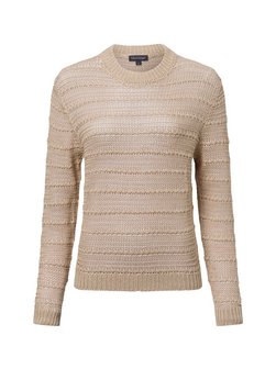 Damen Strickpullover aus Leinen