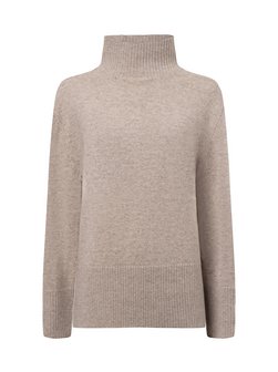Artikelbild Damen Strickpullover aus Merinowolle von Marie Lund in kastanie uni