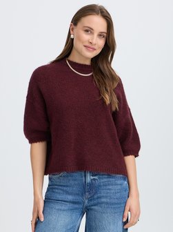Damen Strickpullover halbarm BYOTIA