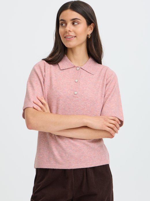 Damen Strickpullover halbarm FRSUZETTE