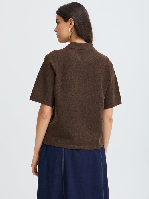 Damen Strickpullover halbarm FRSUZETTE