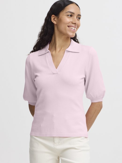 Damen Strickpullover kurzarm BYMMORLA