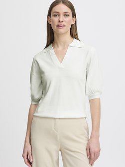 Damen Strickpullover kurzarm BYMMORLA