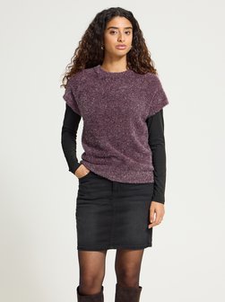 Damen Strickpullover kurzarm IHANILES