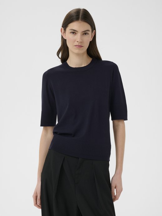 Damen Strickpullover kurzarm MIKOIW